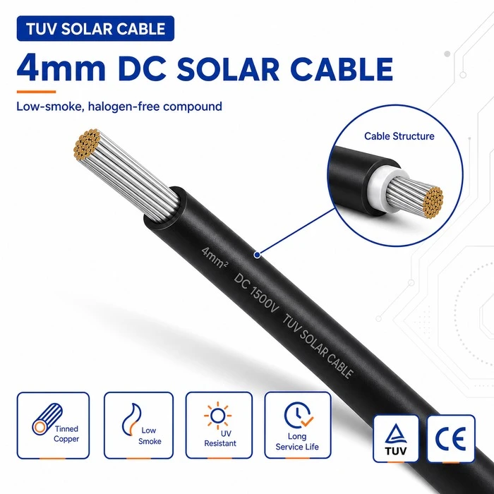 4mm DC ソーラーケーブル