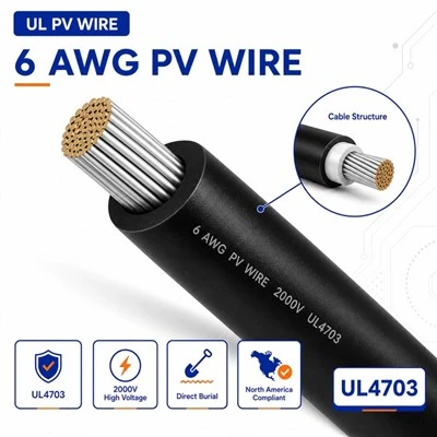 6 AWG PV ワイヤー